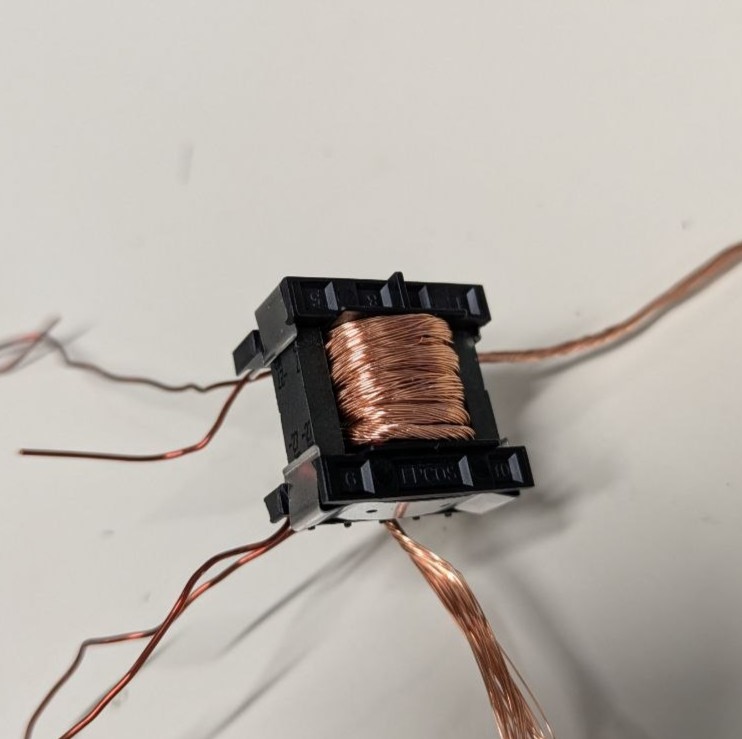 Hand-wound transformer